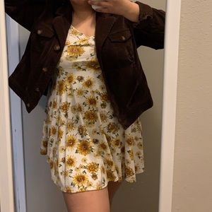 Brown cordoroy Eddie Bauer jacket